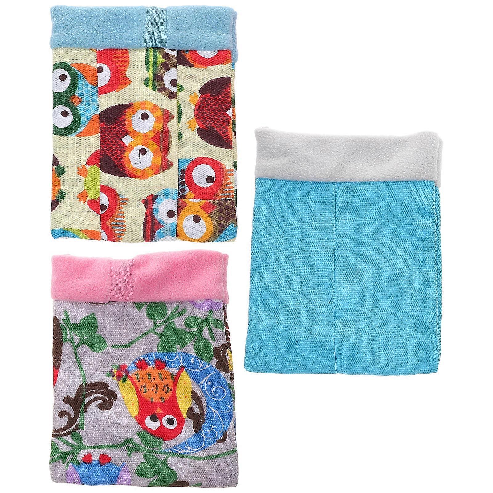 Small Pet Bed House Printed Pet Sleep Cage for Winter Use