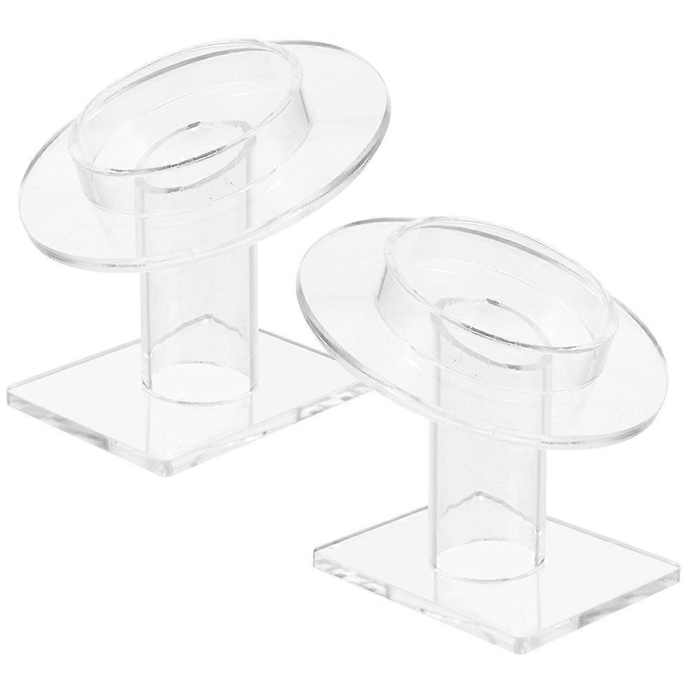 Clear Acrylic Bracelet Holder for Display with 6Pcs Transparent Stand
