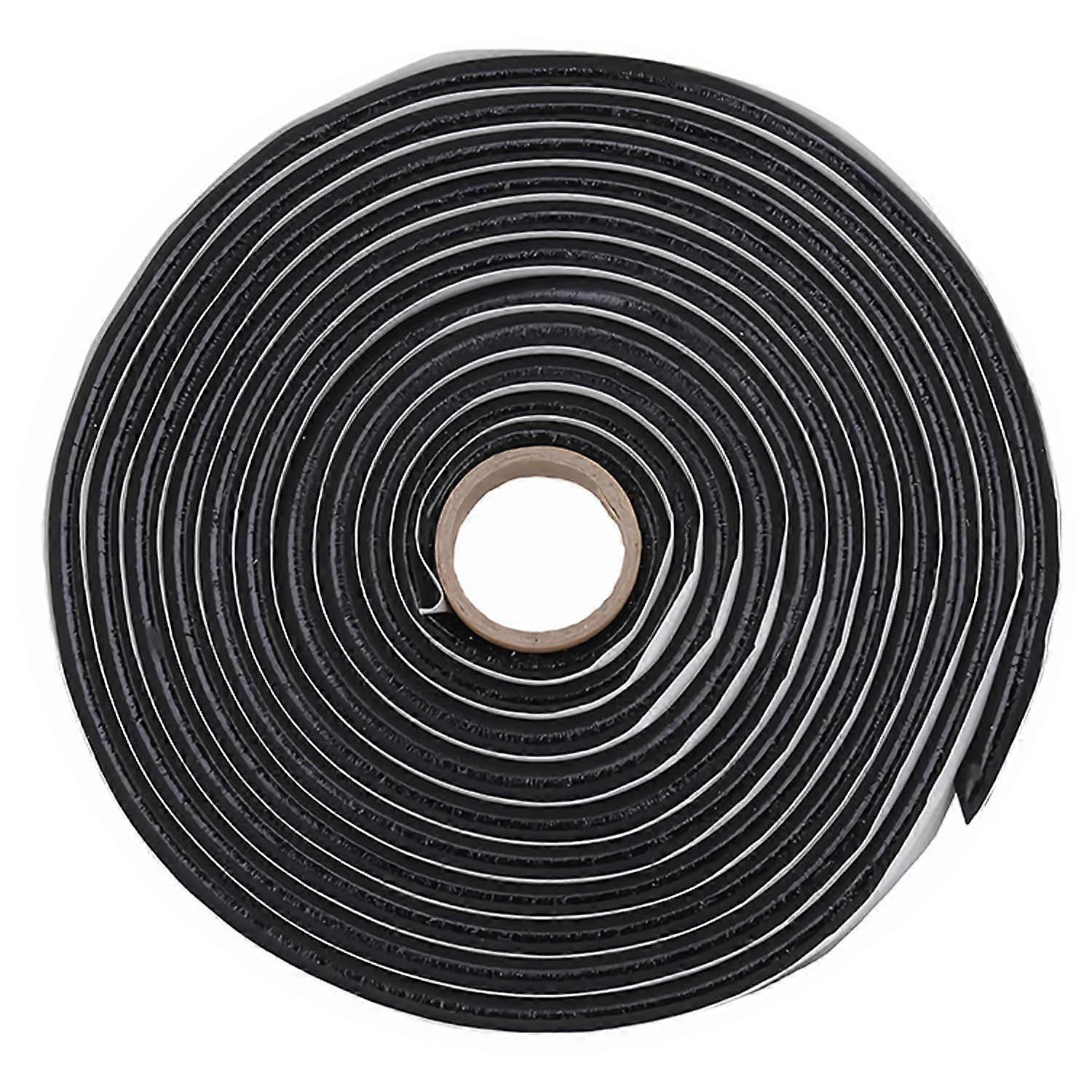 Butyl Cord 9.5 Mm X 4 M Black Round Cord Tape For Gluing And Sealing Car Lights Windows Manhole Cover 1 Piece