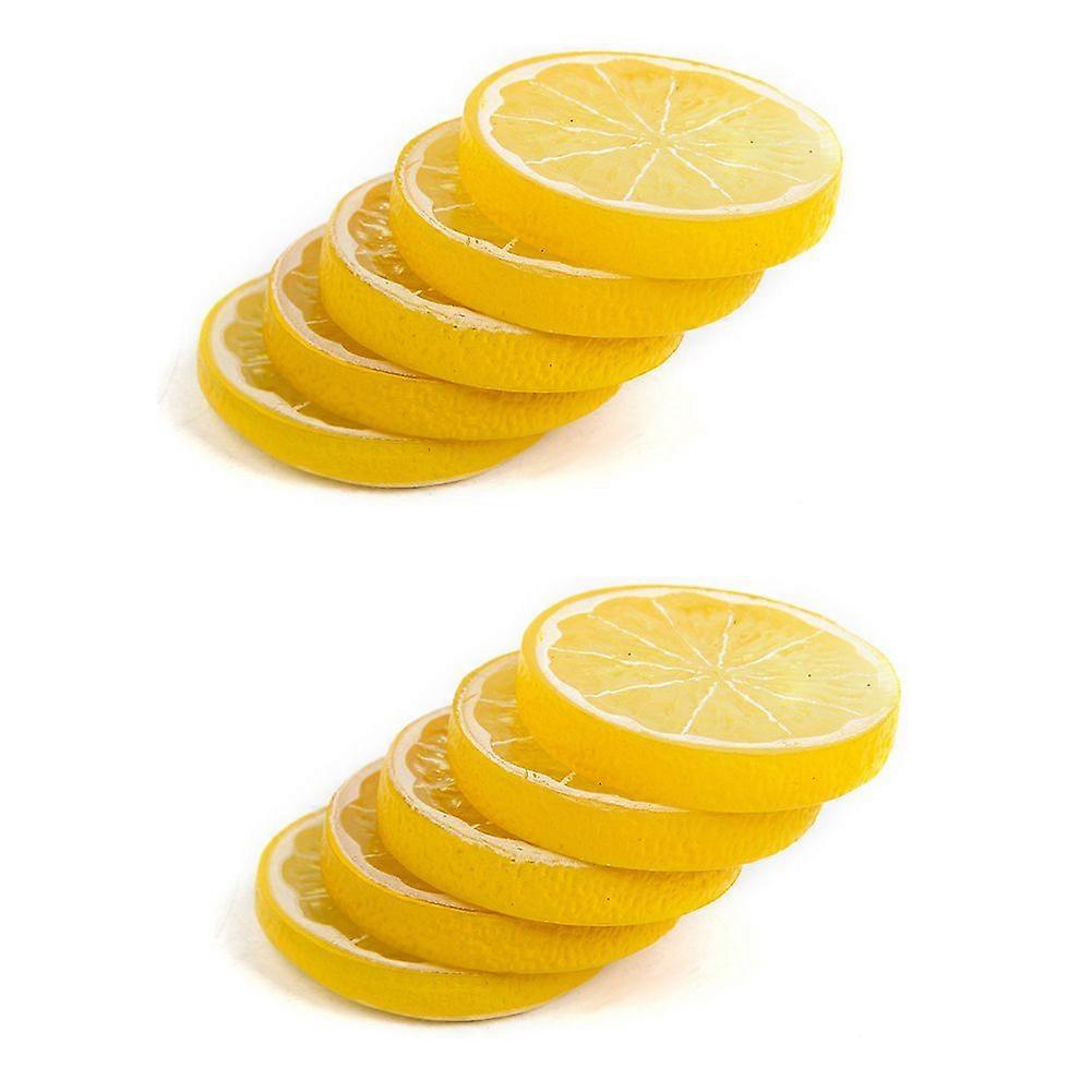 Minglan Simulated lemon slice family party photo props