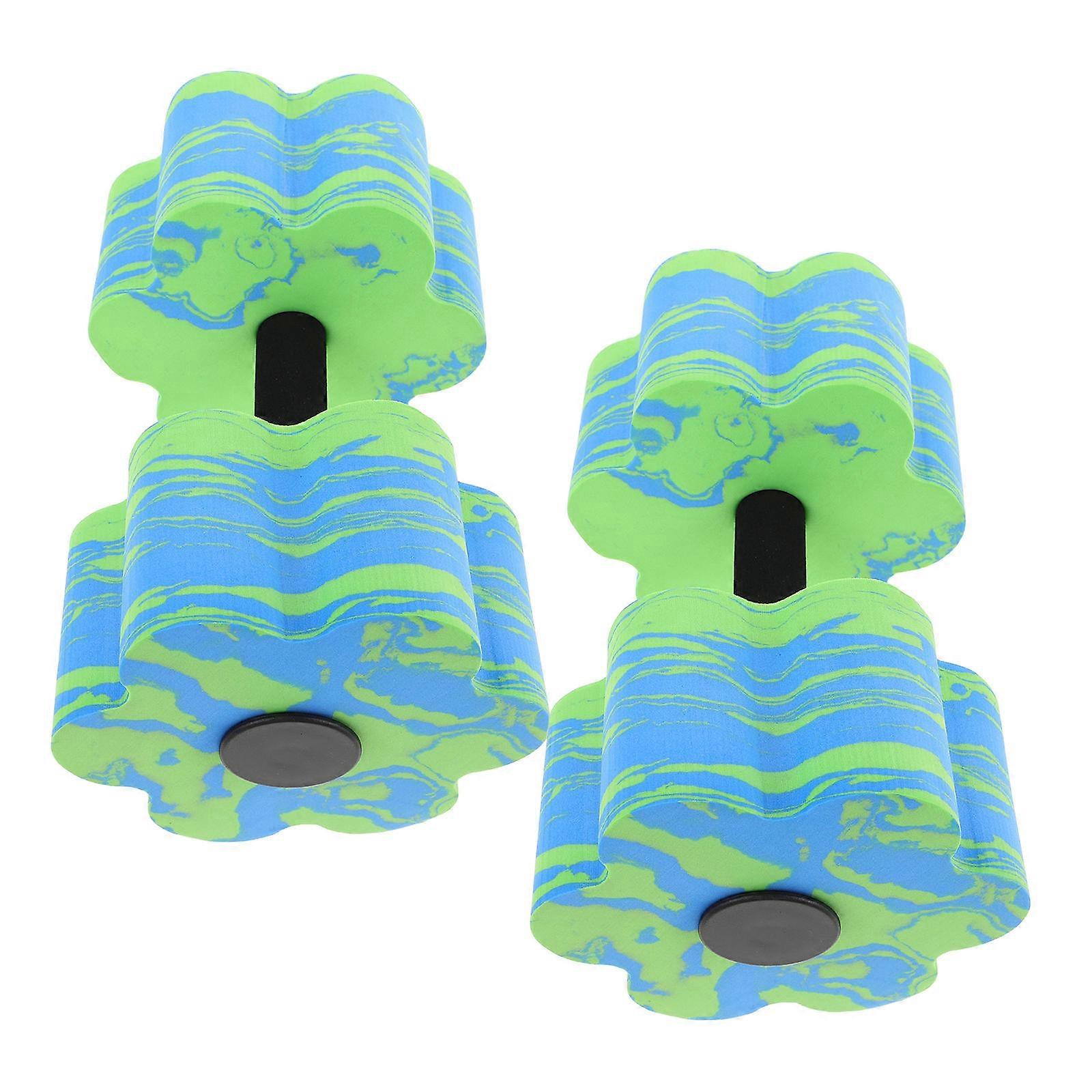 Eva Floating Dumbbells Aquatic Exercise for Fitness 2Pcs Water Weights