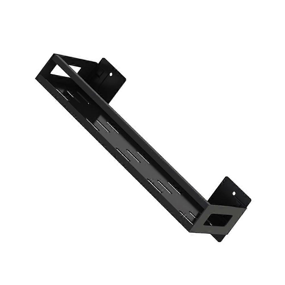 Multi Functional Seasoning Rack Kitchen Shelf Black 35X13CM Strong And Stable Easy To Clean 1Pc