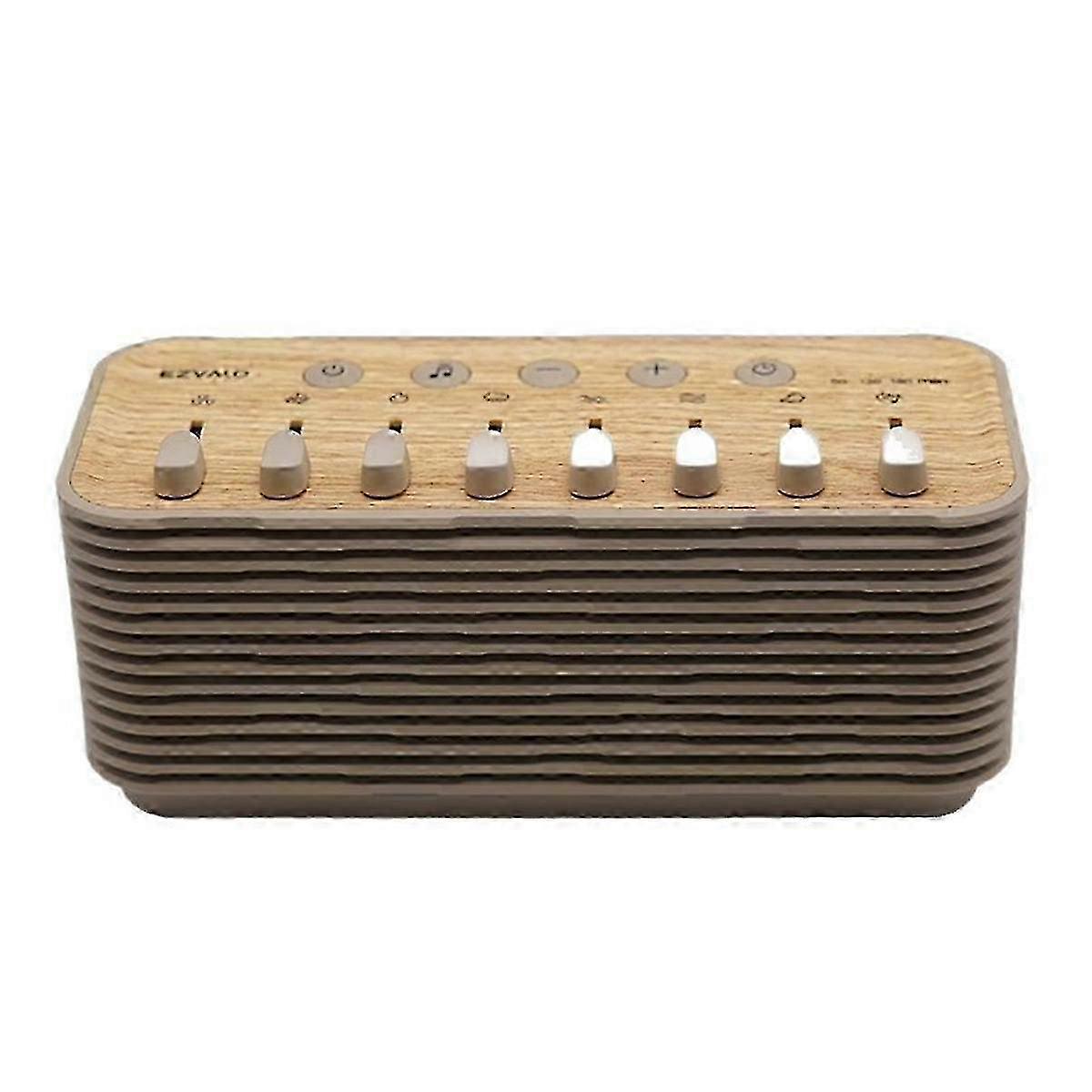 White Noise Sleep Sound Bluetooth Speaker Machine with 8 Nature Sound Mini Speaker, Music Center, Wired Connection