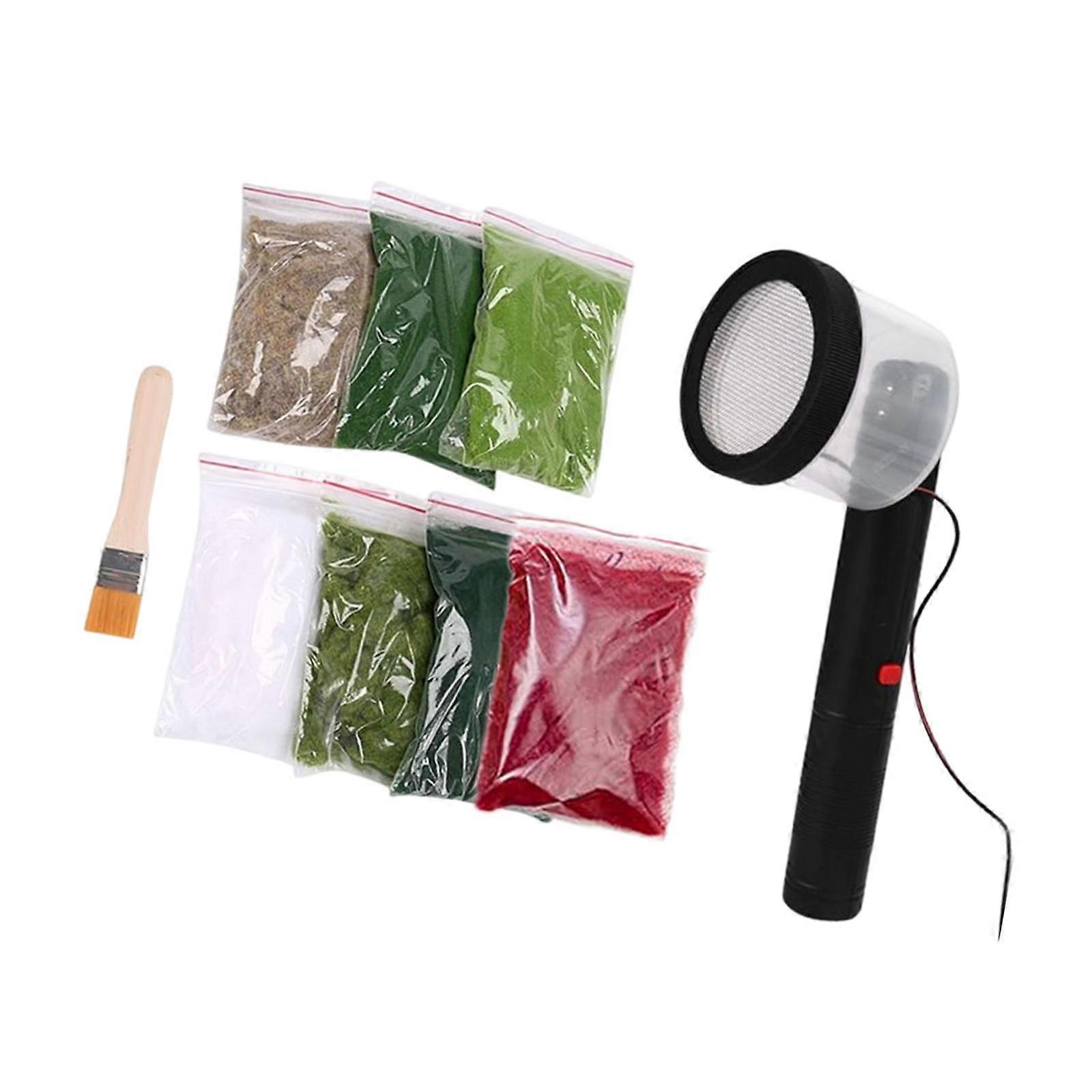 Static Grass Applicator for Architectural Model Velvet Dashboard for Micro Model