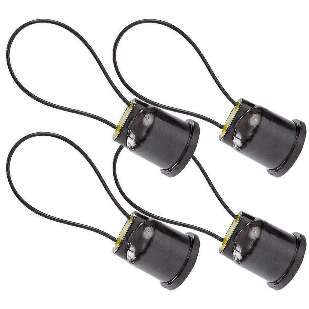 Bulb Holder Light Socket for Home Lighting 8Pcs Black Screw E27 Type
