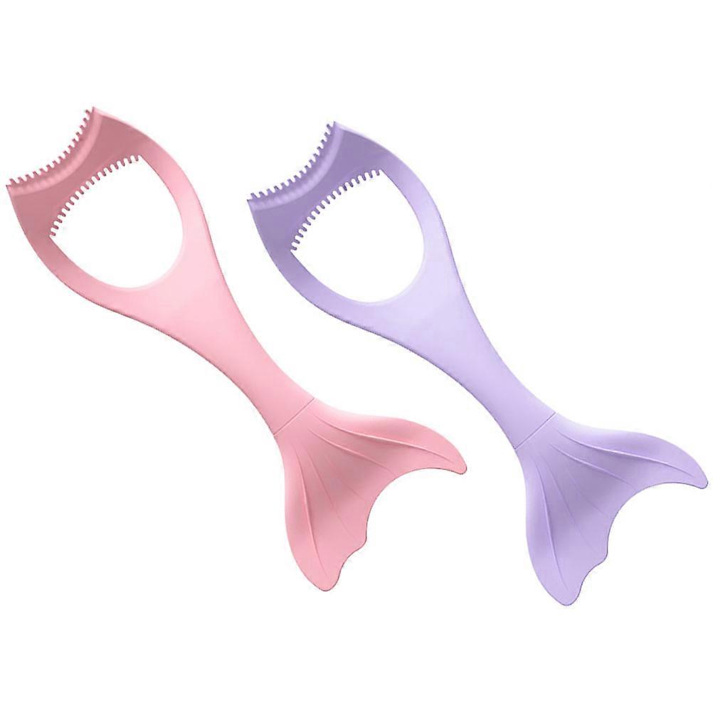 Multifunctional Makeup Tools 2Pcs Eyeshadow Application Eyeliner Drawing Detachable Design Suitable for Beginners