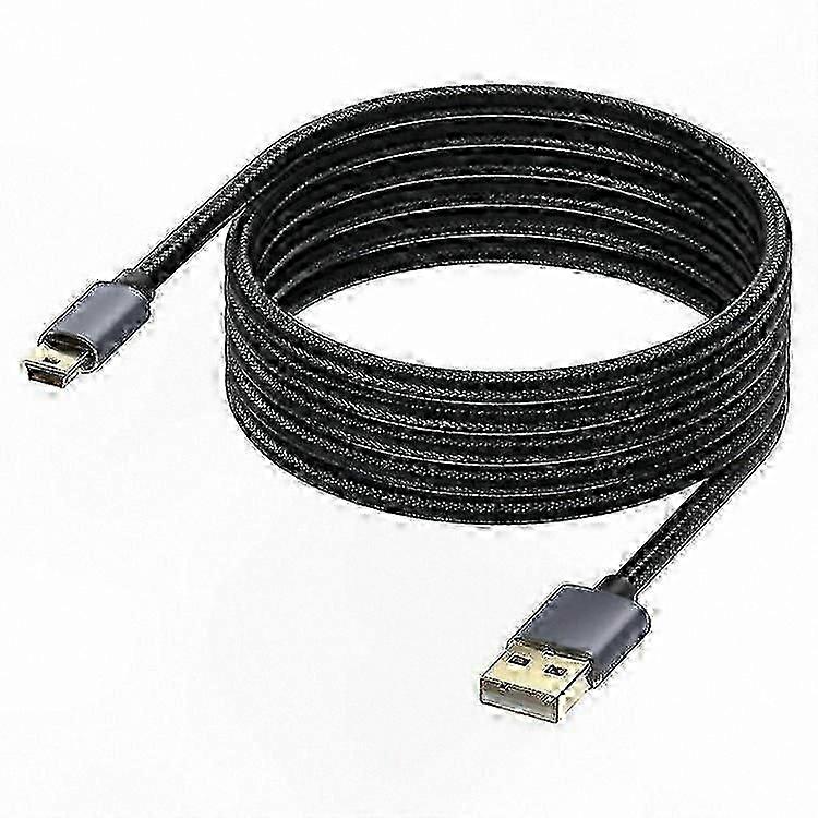 10m USB 2.0 to Mini B Male Cable for PS3 Controller, MP3 Player, Camera Charging Connection Adapter Cord