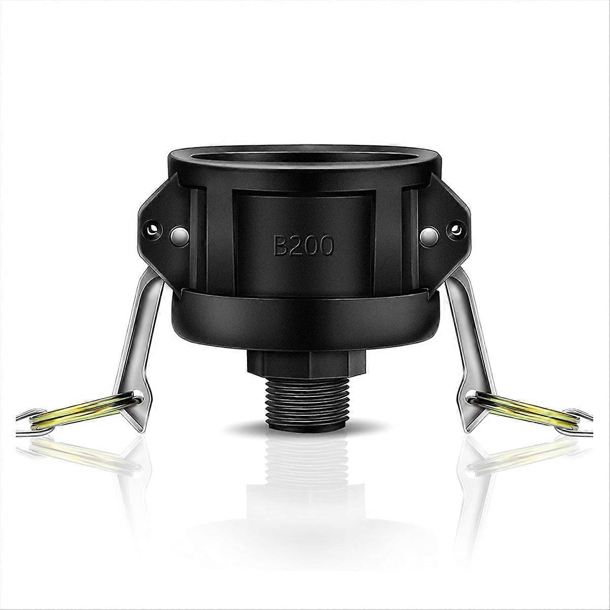 275 330 Gallon IBC Tote Fittings Adapter 2 Inch Tote Tank Drain Adapter with Camlock Garden Hose Con