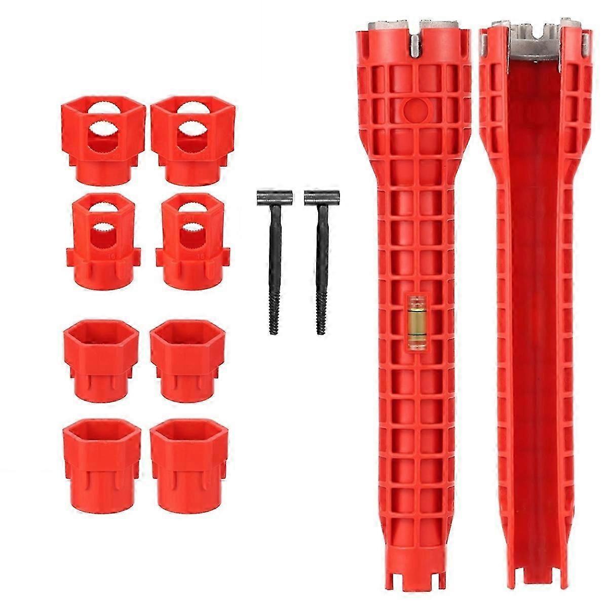 Faucet and Sink Wrench, 14 in 1 Faucet and Sink Installer Tool, Sink Drain Wrench Plumbing Tool, Pipe Wrench