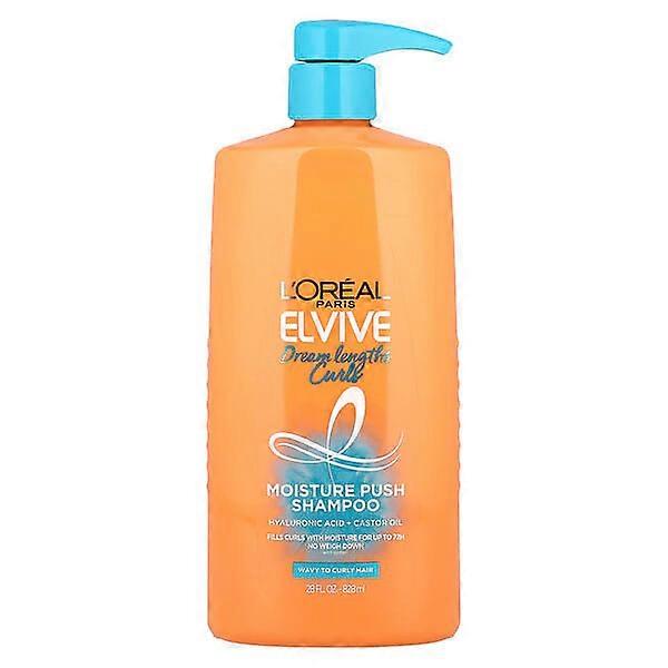 L'OrÃÂÃÂ©al, Elvive, Dream Lengths Curls, Moisture Push Shampoo, Wavy to Curly Hair, 28 fl oz (828 ml)