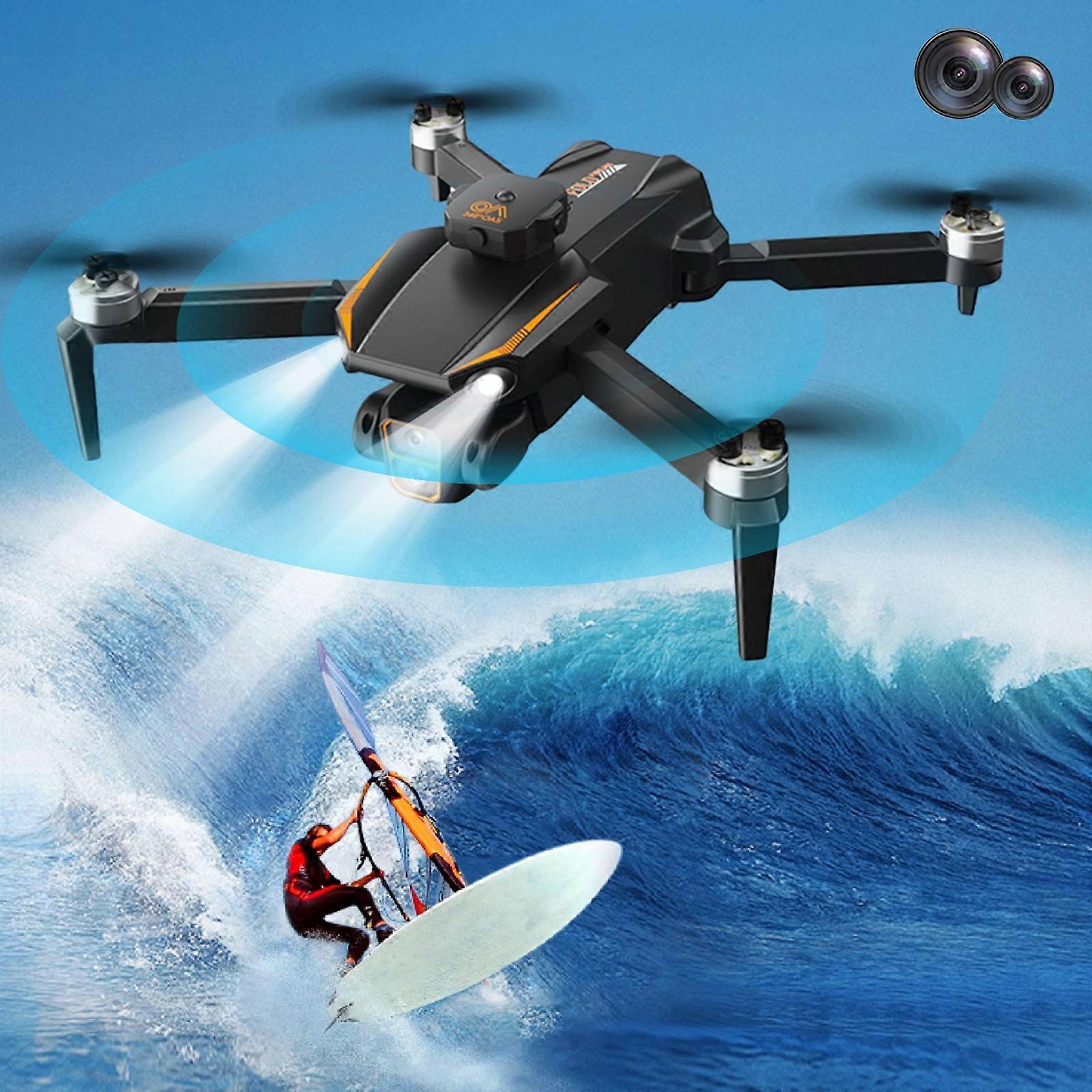 8K Brushless Motor Drone with Camera, Compatible with Yonrjhukm, Altitude Hold, Headless Mode, Foldable Quadcopter for Adults