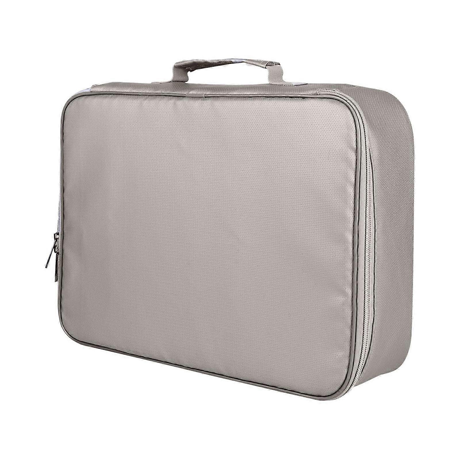 Yonrjhukm Document File Information Fireproof Storage Bag Travel Multi-functional and Fireproof Storage Soft Box