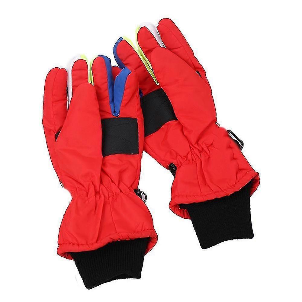 Children Winter Snow Waterproof Thick Warm Windproof Gloves