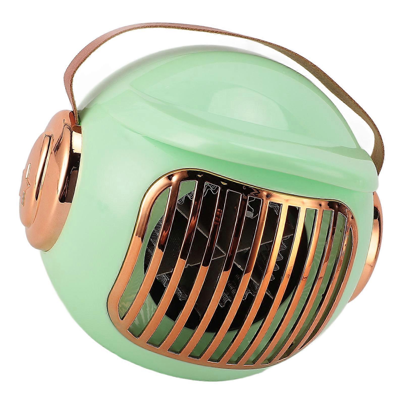 Portable Space Heater Indoor Small Electric Heater with Handle Automatic Power Off Low Noise for Home Bedroom Office Green US Plug 110V