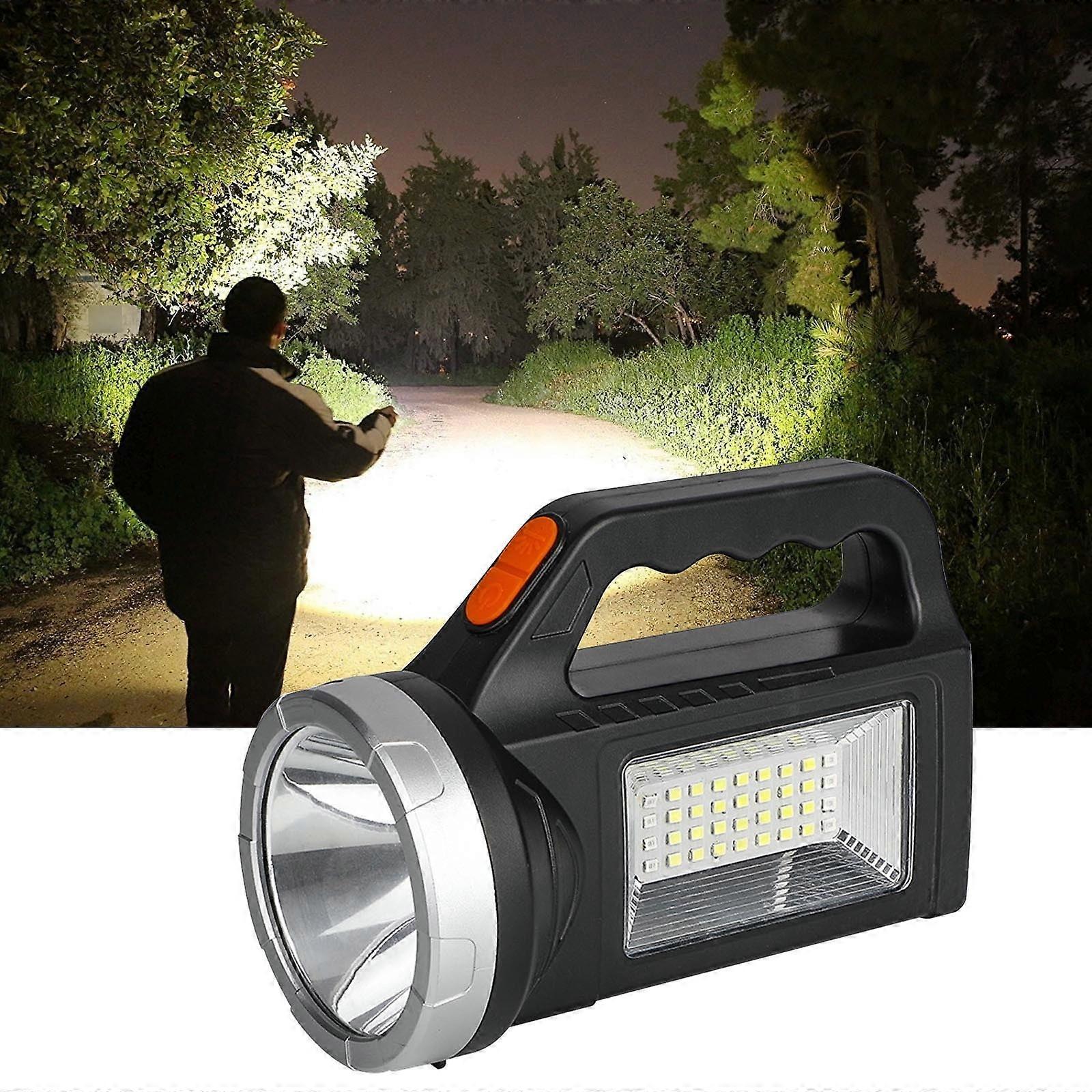 Donemore Solar Powered Tactical Flashlight, Waterproof LED with Long Battery Life, Multi-Function for Emergency, Compatible with Handheld Use