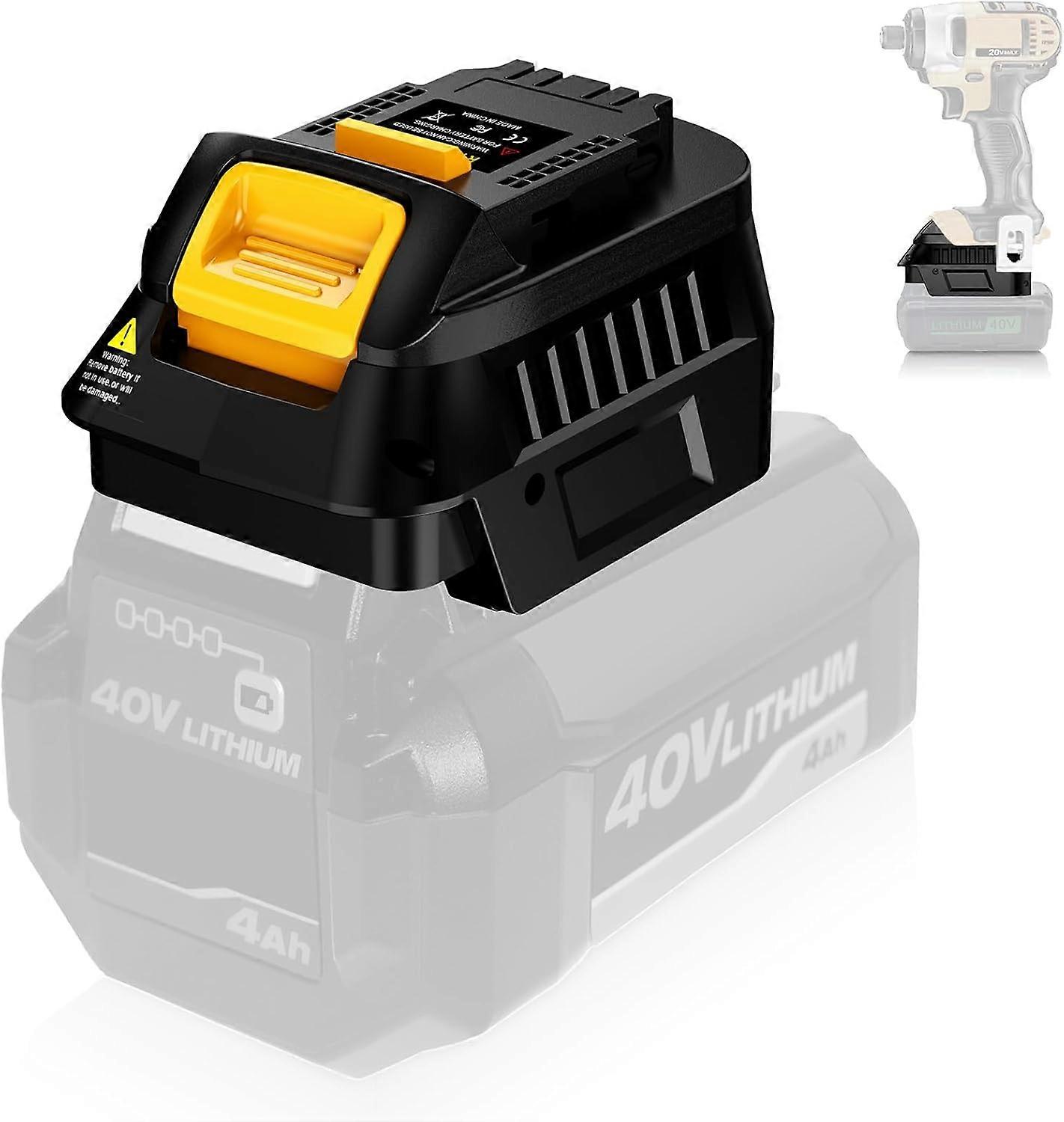 for Ryobi 40V to for Dewalt Battery Adapter,for Ryobi 40V Battery Convert to Work for Dewalt 20V Cordless Power Tool
