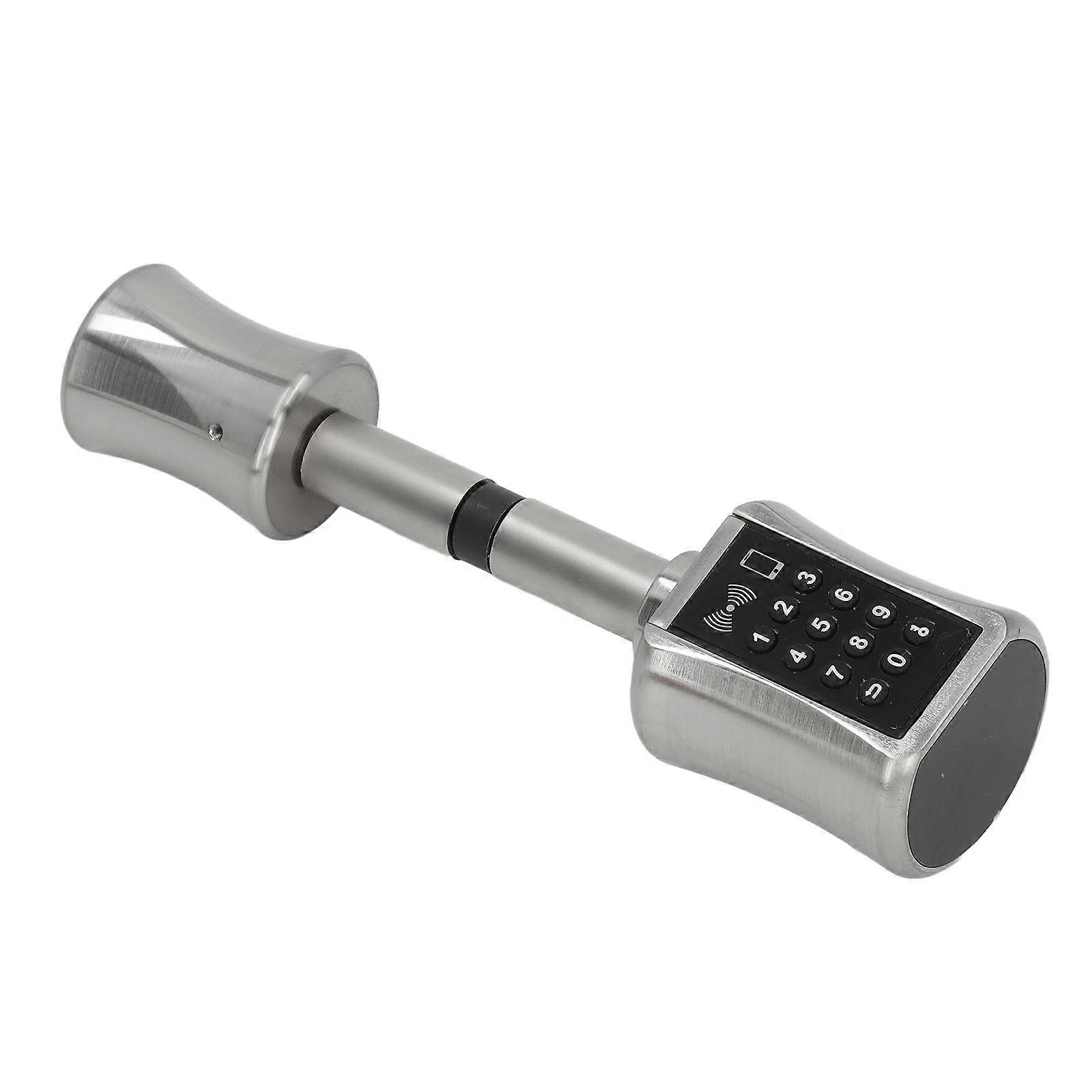 מנעול חשמלי ללא מפתח פליז נירוסטה צריכת נמוך מנעול צילינדר חכם עם ממשק חירום