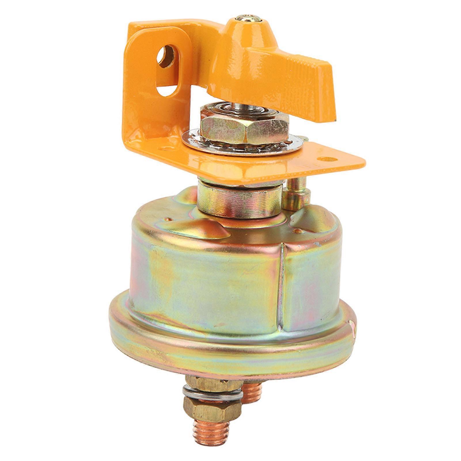 300A Rotary Battery Disconnect Switch 12V/24V Battery Isolator Switch With Fixed Keyhole for Rv Yachet