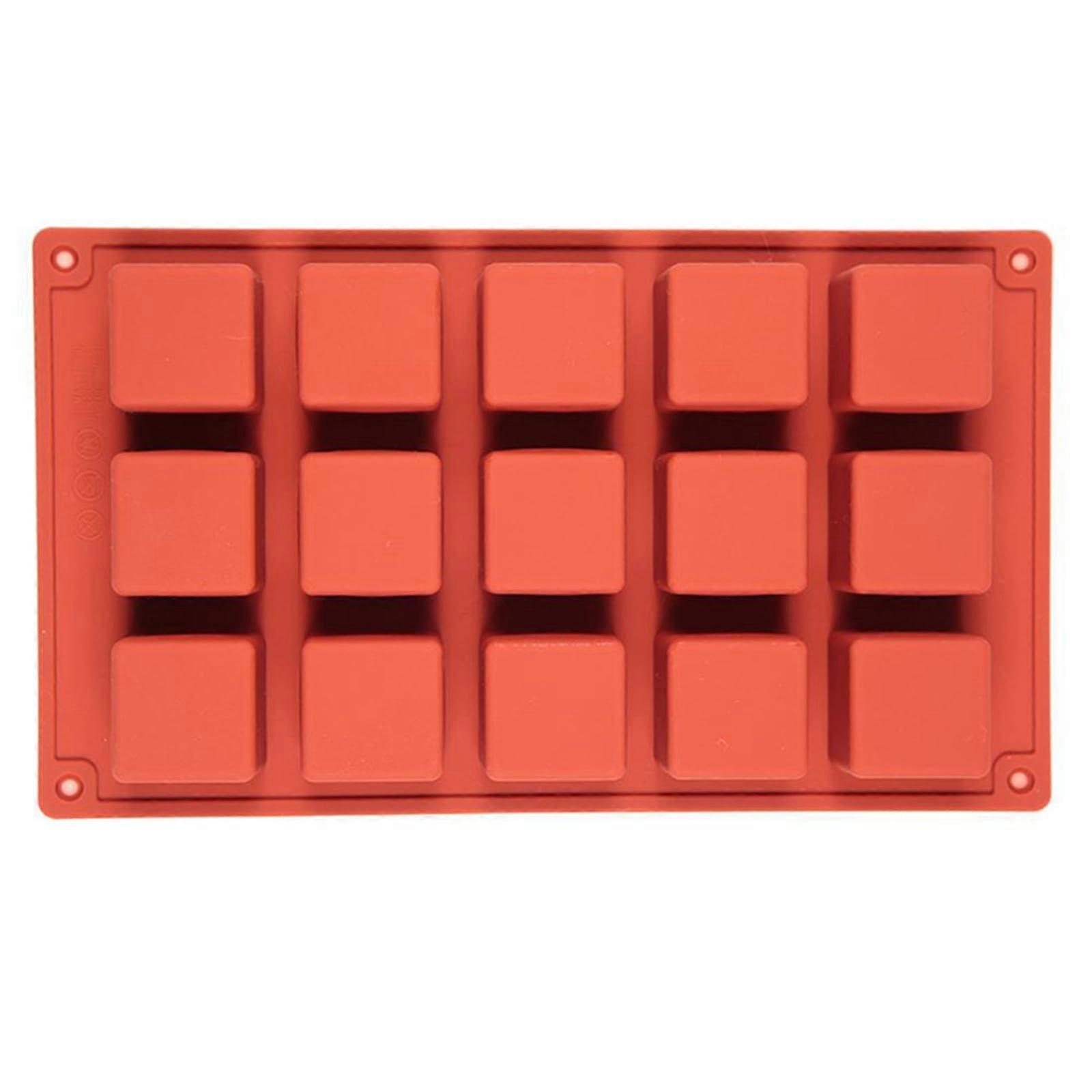 Square Silicone Mold For Fondant Chocolate Mousse  Cake Decorating Tool For Soap Making Nonstick Easy To Clean