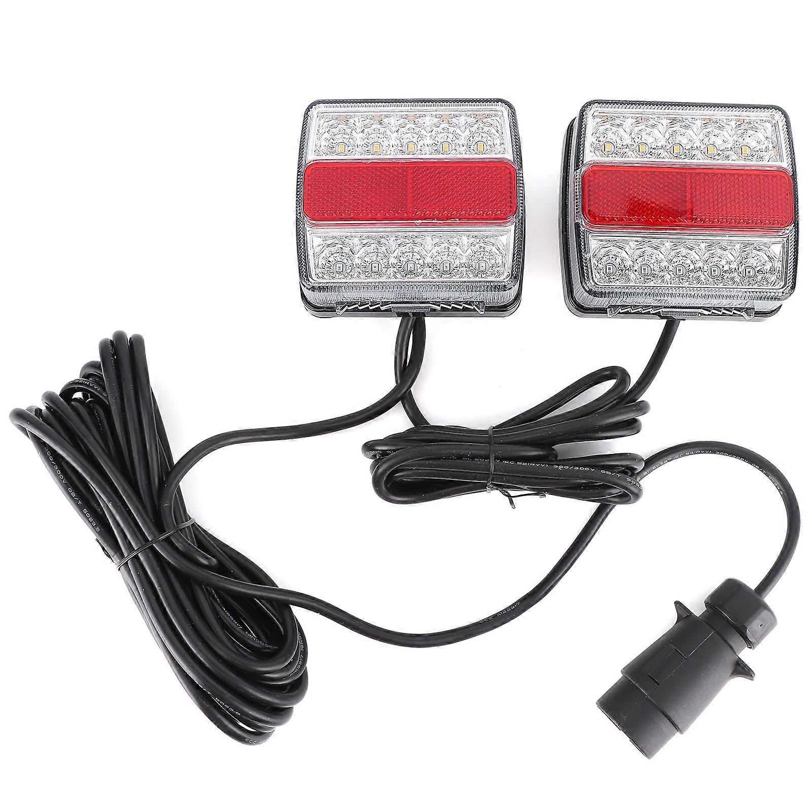 LED rear light board for towing with 10m wire