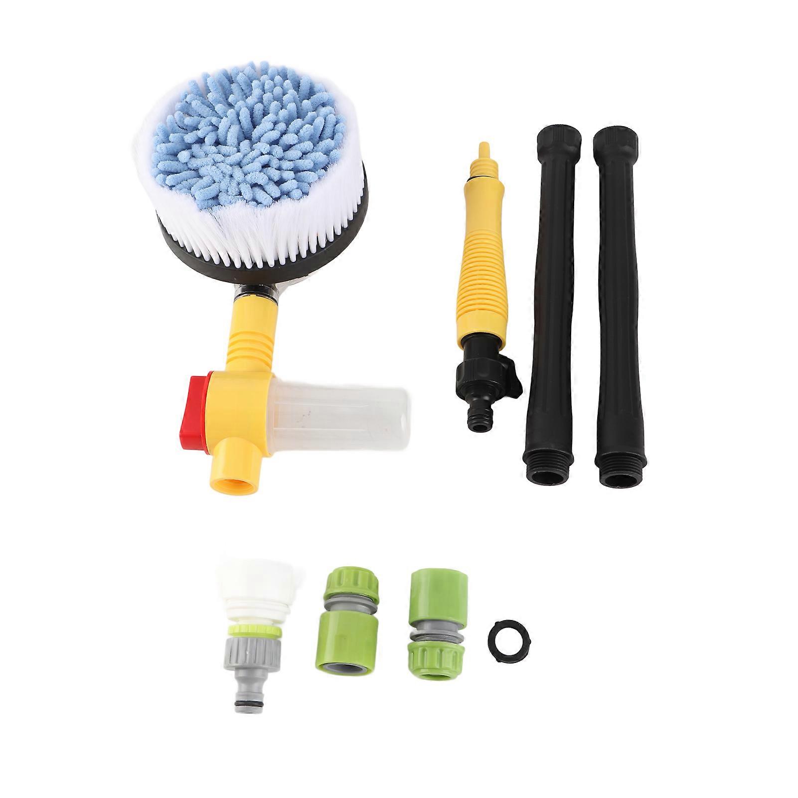 Car cleaning tool for high pressure rotating wash brush