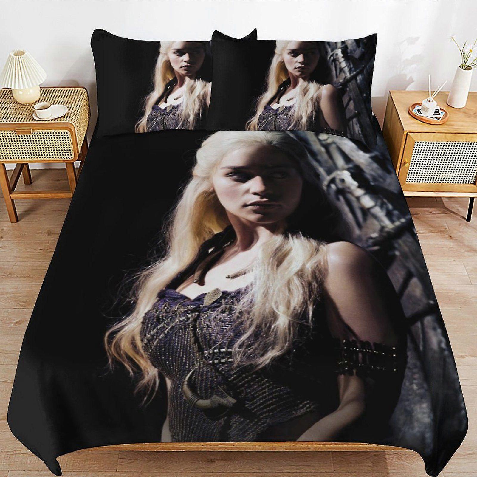 u343 Game of Thrones Modern Handling Practical Sleep Set Durable Threaded Design Zipper Duvet Cover Sets Essential n343