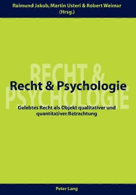 Recht Und Psychologie Paperback