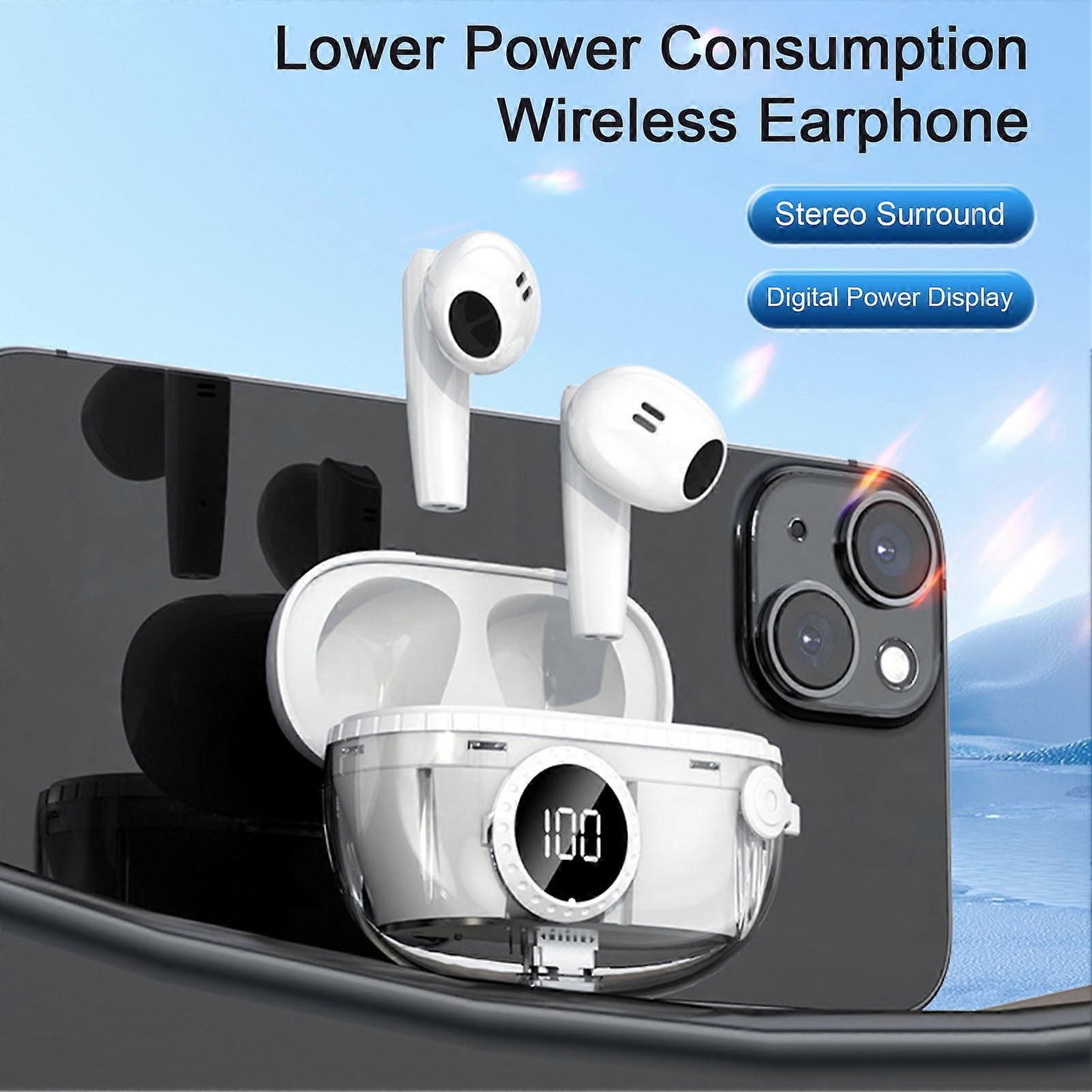 SUSUchens M25 Wireless Headphones, HiFi Sound, Noise Reduction, Digital Display, Bluetooth 5.3, Deep Bass, Compatible with iOS/Android, Purple