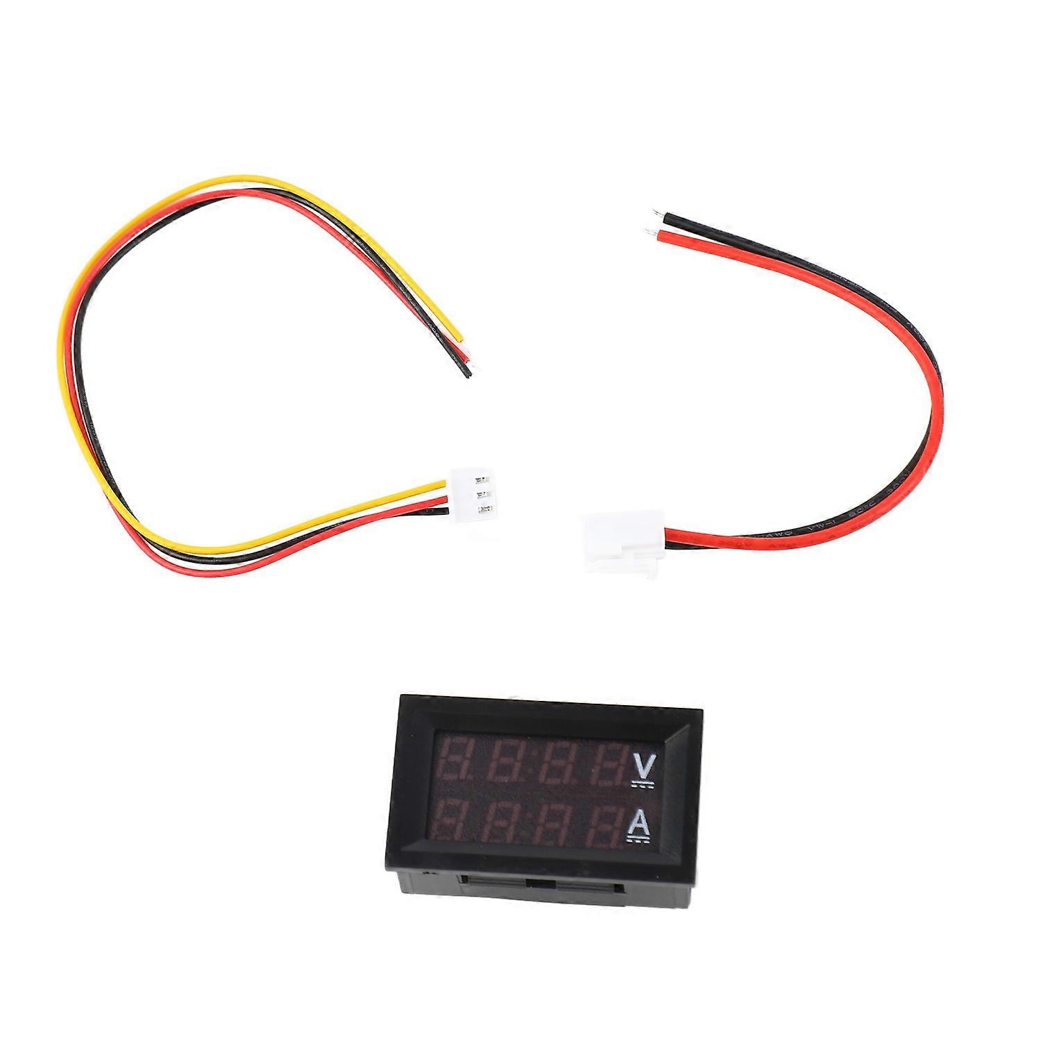 Digital Voltmeter Ammeter 4 Digit LED Display Voltage Current Meter Tester DC 0‑200V 10A