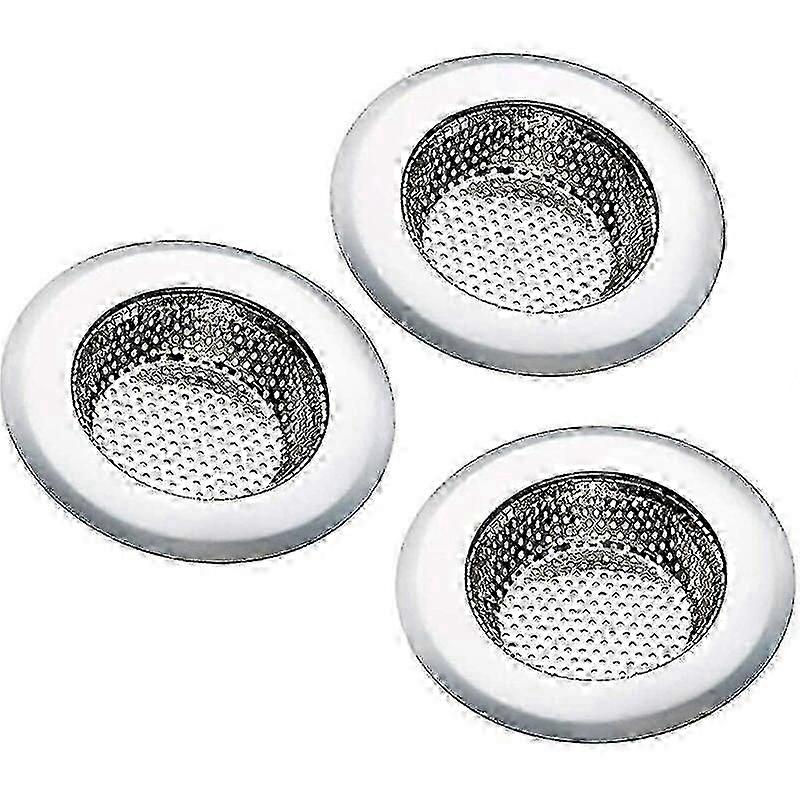 3PCS rustfritt stål kjøkkenvask sil
