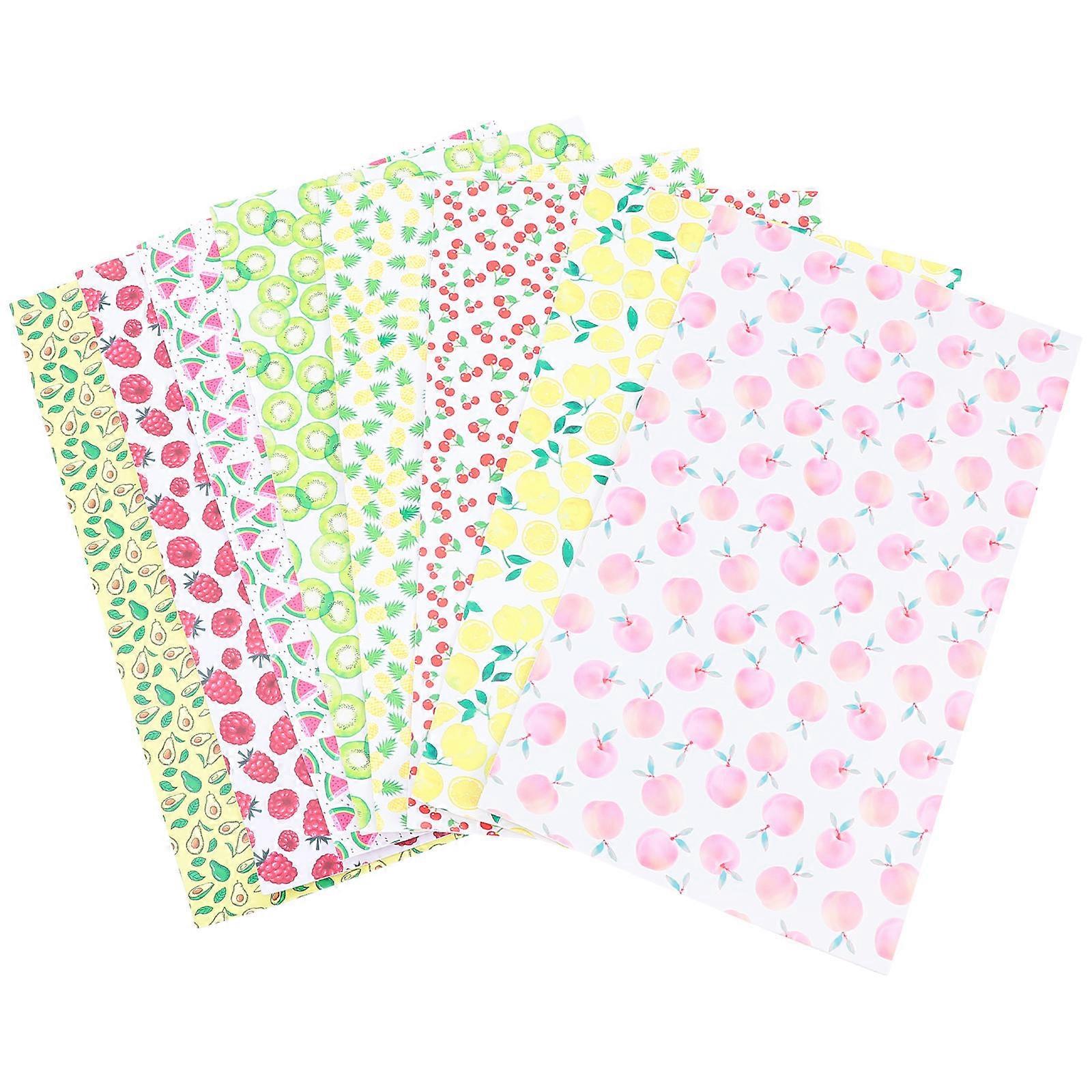 PU Sheet for DIY Fabric Crafts 9Pcs Assorted Colors