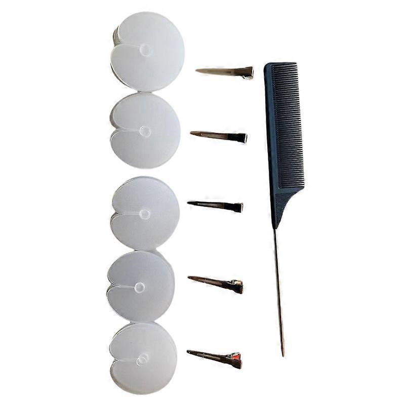 Environmental Friendly POLYETHYLENE Substance Heat Resistant Comb Set With Extension Equipment For Healthy Scalp Care Multicolor