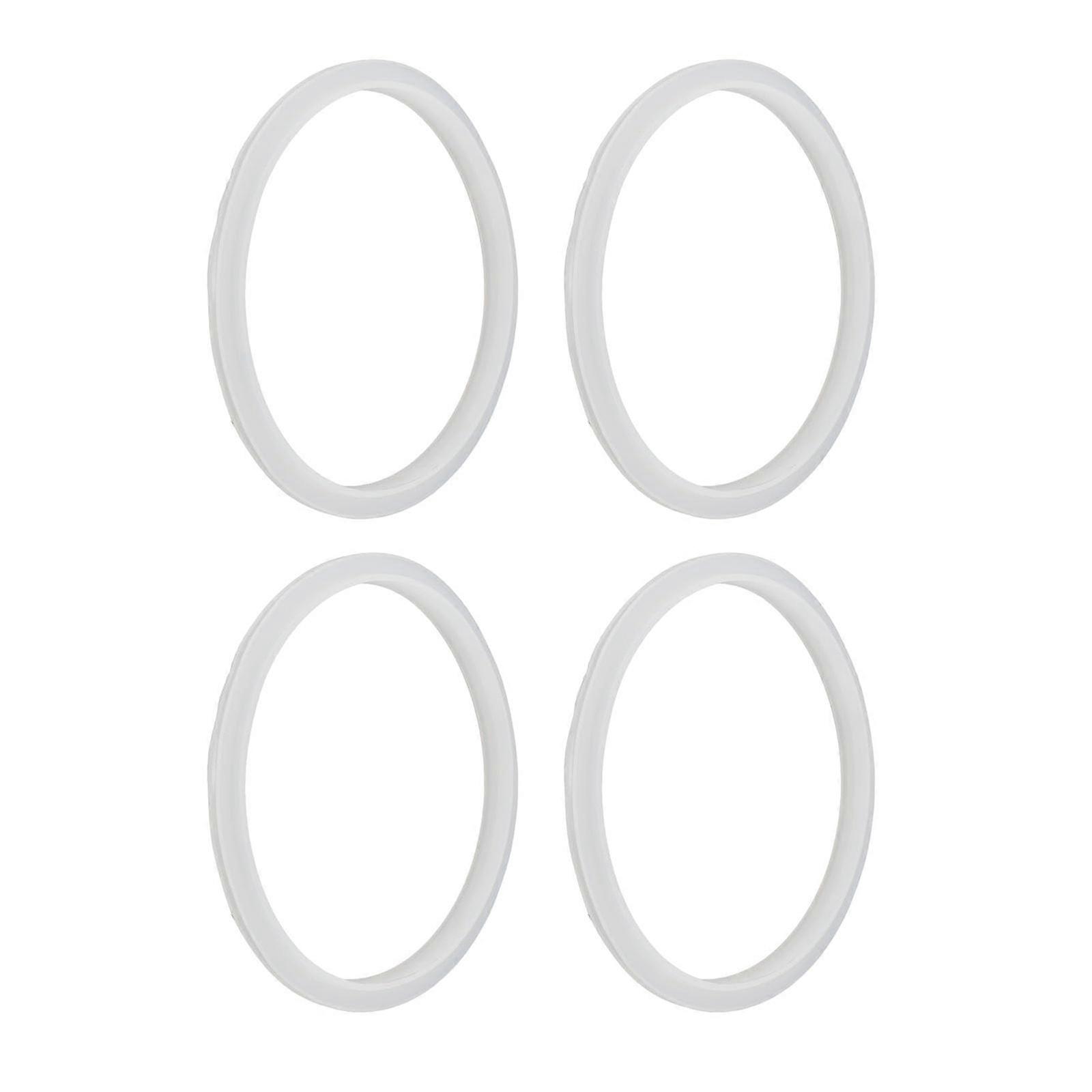 Multiple Purpose Elastomer Sealing Circlets Pack of 4 for Distillation Equipment Pressure Tight Multicolor