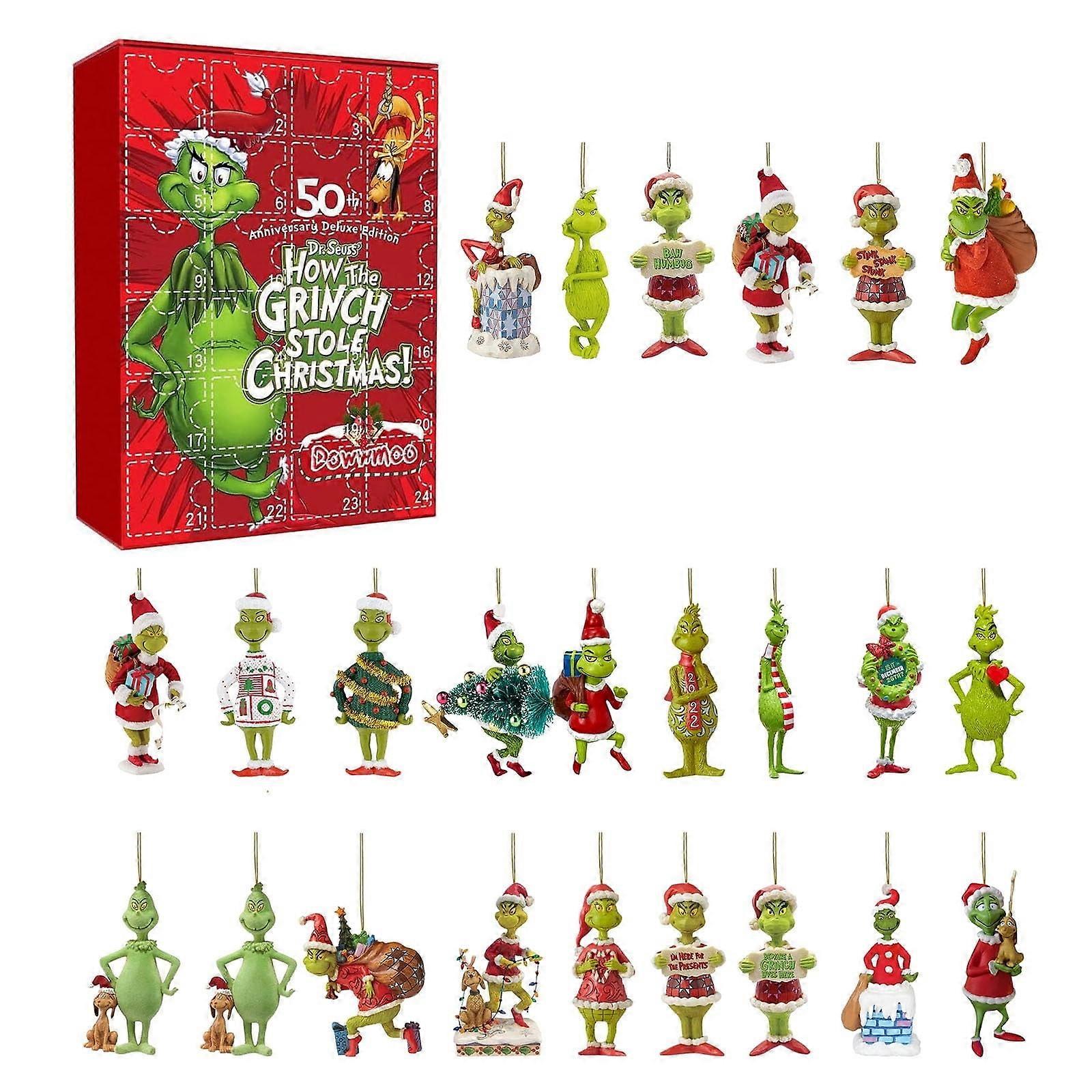 2023 Christmas Advent Calendar, 24 Days of Cute Cartoon Puppy Figures, Countdown Calendar Compatible with Xmas Stocking Stuffer Gifts