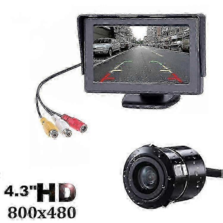 Wireless Backup Camera System Kit for Car/Truck/Van/Pickup/Motorhome 4.3`` Monitor Rear View Backup System