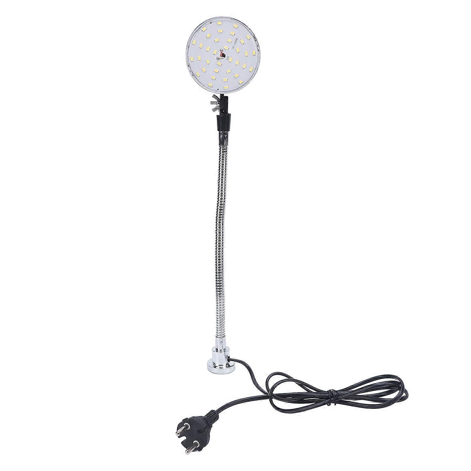 LED Machine Light 30cm Flexible Gooseneck Magnetic Base Work Light for Lathe Workbench Workshop Indu