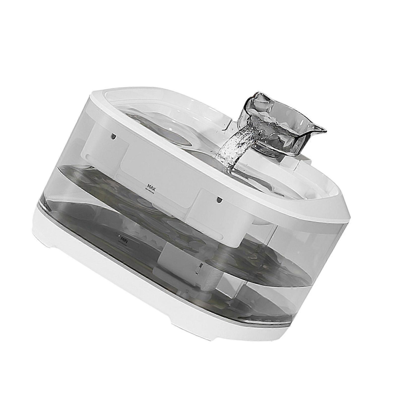 USB-driven kattvattenfontän 5L automatisk dricksfontän för husdjur och filtrering Tysta operationer för katter hundanvändning vit