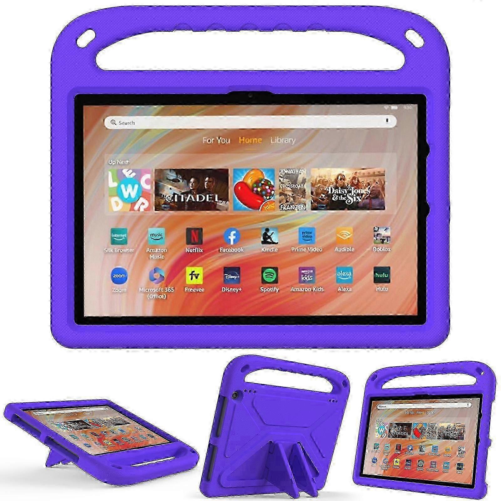Handle EVA Shockproof Tablet Case with Holder For Amazon Kindle Fire HD 10 2023 2025