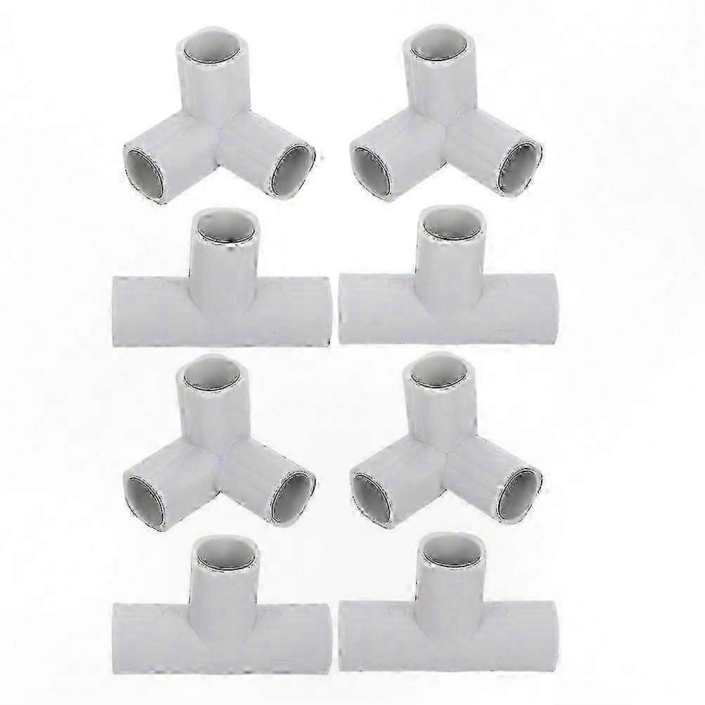 8 عبوات موصلات على شكل حرف T لملحقات قطع غيار روضة الأطفال والبوابات