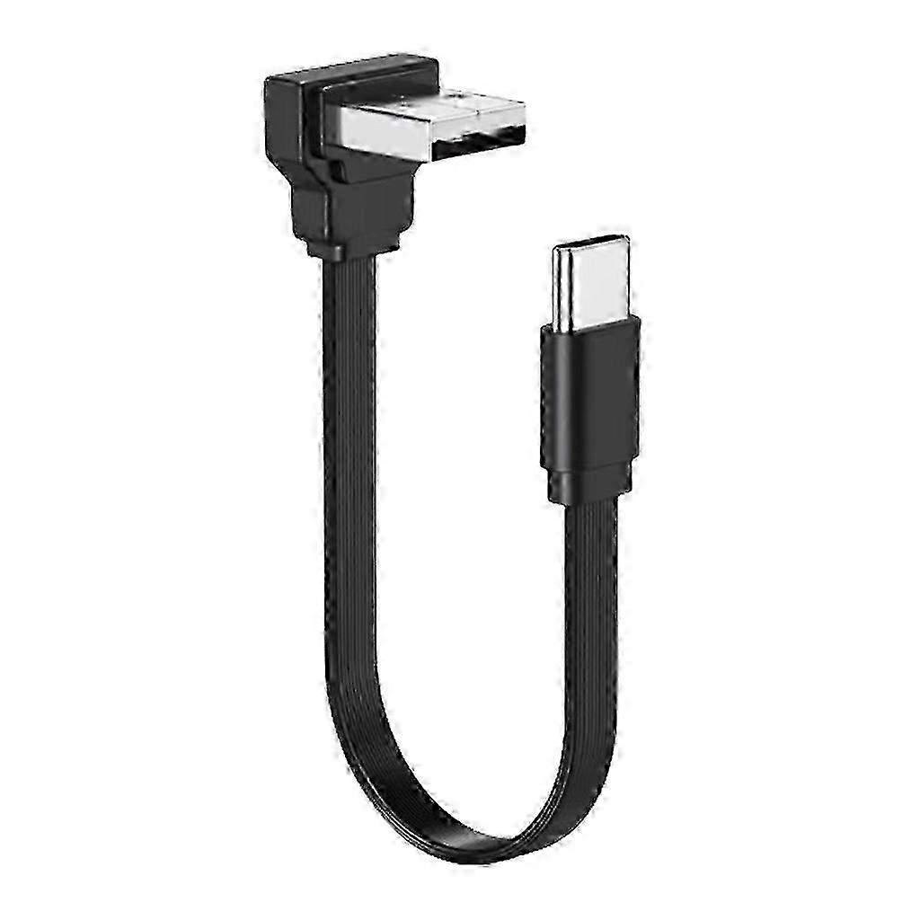 2025 USB C to USB A 2.0 Cable 90Degree 65W Fast Charging and 480Mbps Data Sync