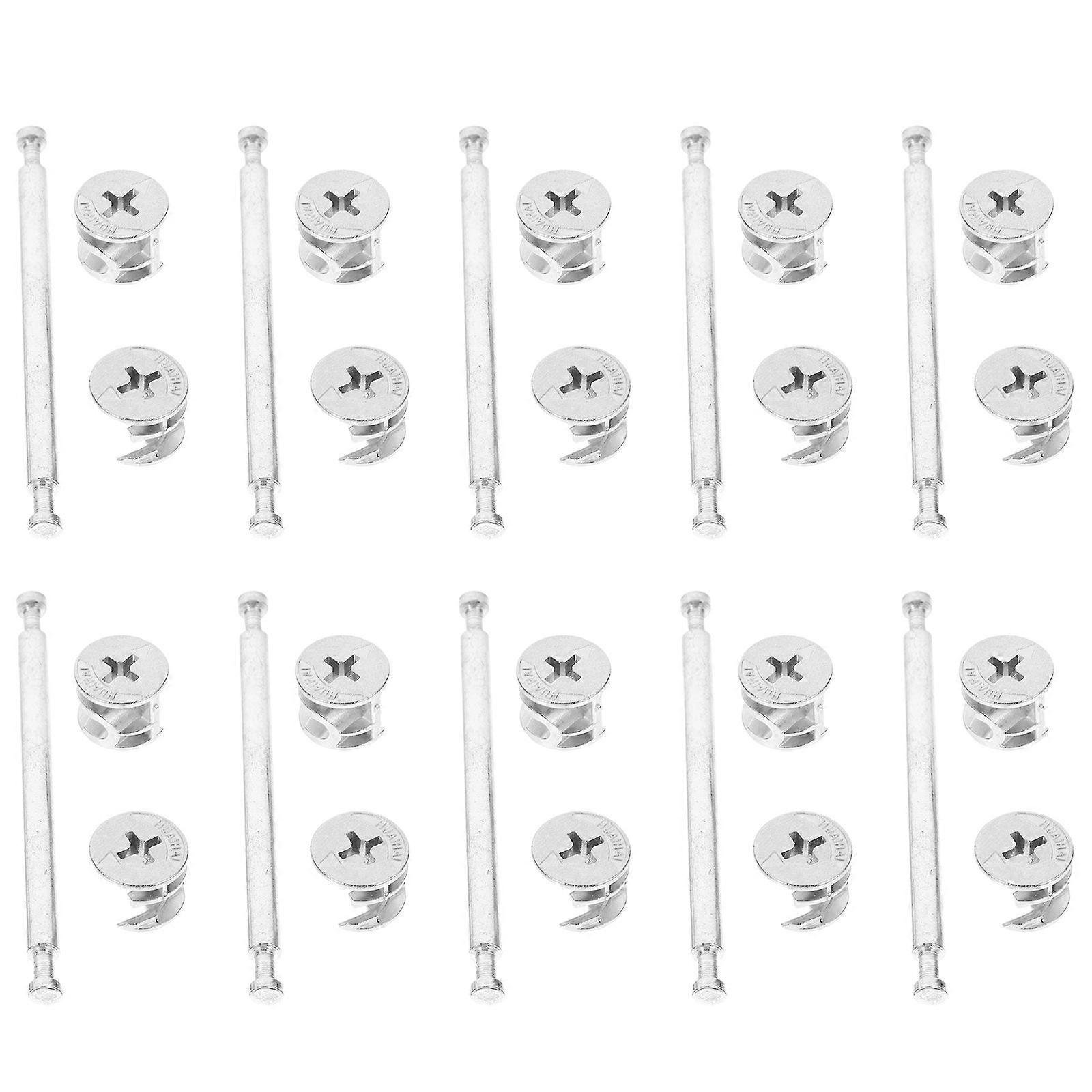 Furniture Hardware Parts Furniture Connector Kit Height Adjustable Square Furniture Assemblers 20Sets