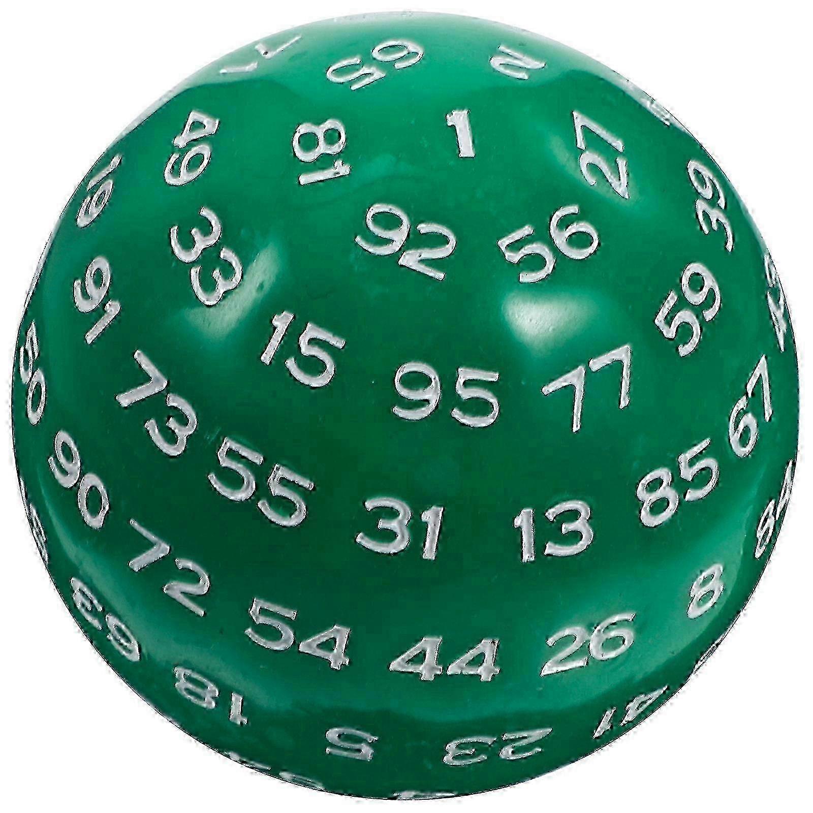 w Game Dice 100 Sided Dice Acrylic Number Dice Small Gaming Dice Portable Party Game Dice-Good