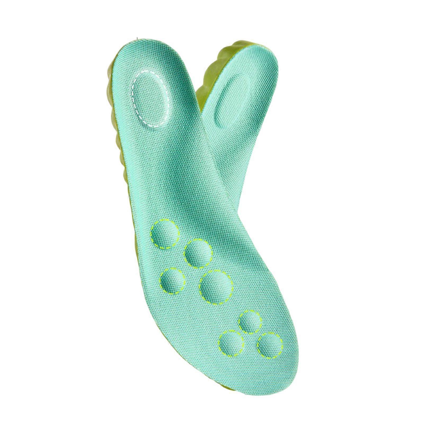 Jikaix Breathable Insoles Shock Absorption Fast Drying Shoe Inserts Running Sports Insoles Moisture Absorbing Running Orthopedic Care Insoles