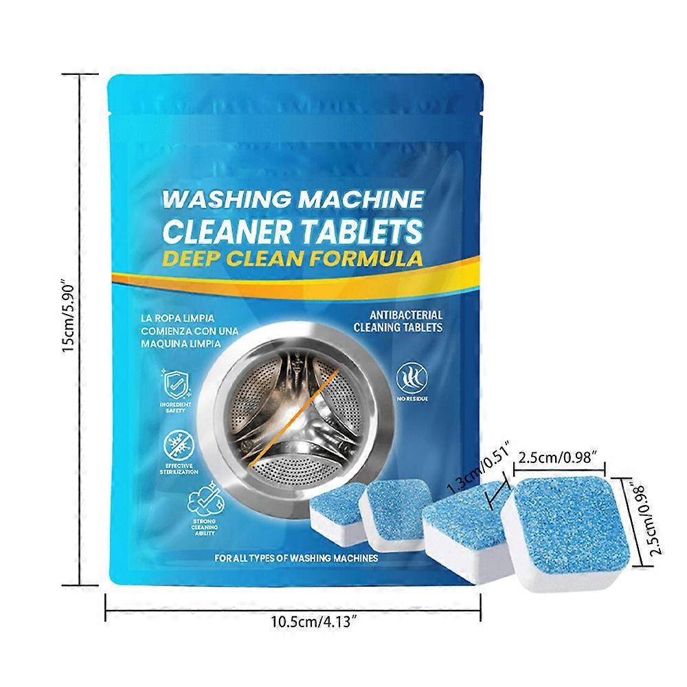 Washing Machine Cleaner Tablets Useful Odor-remove Washing Slice for Bathroom
