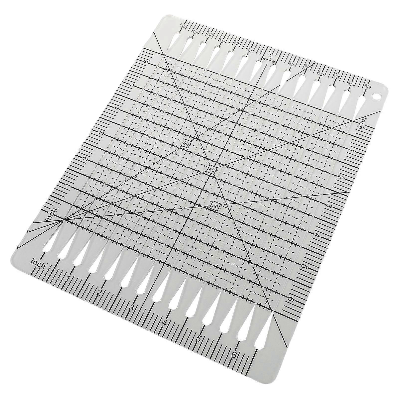 Multi Color Ruler Cutting Tool For DIY Enthusiasts 1Set