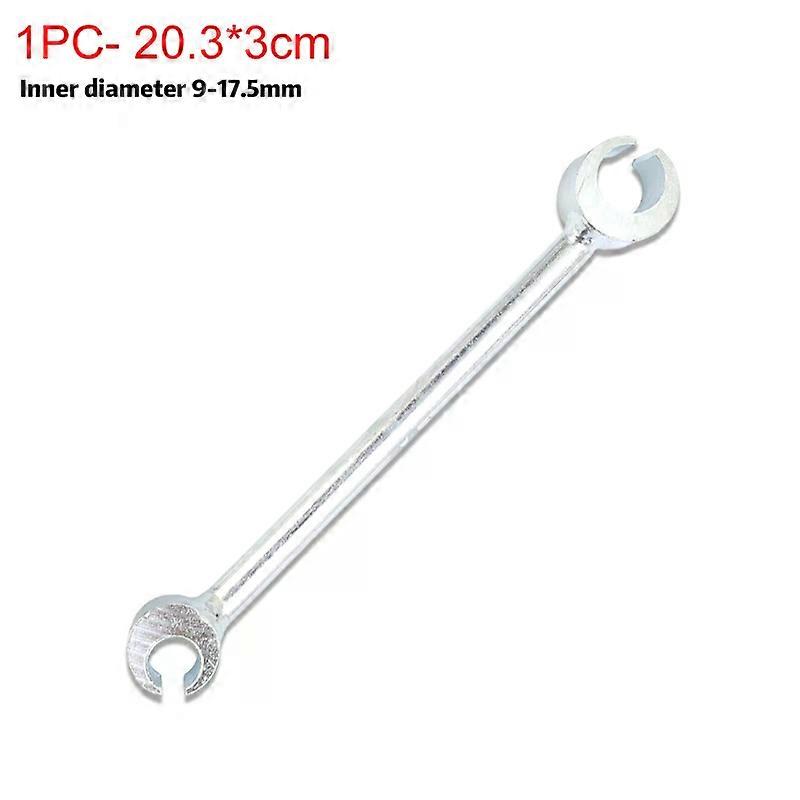 Door Hinge Adjustable Wrench Double Head Door Hinge Gap Repair Spanner Long Handle Labor-Saving Wrench Hand Tools for Round Bolt