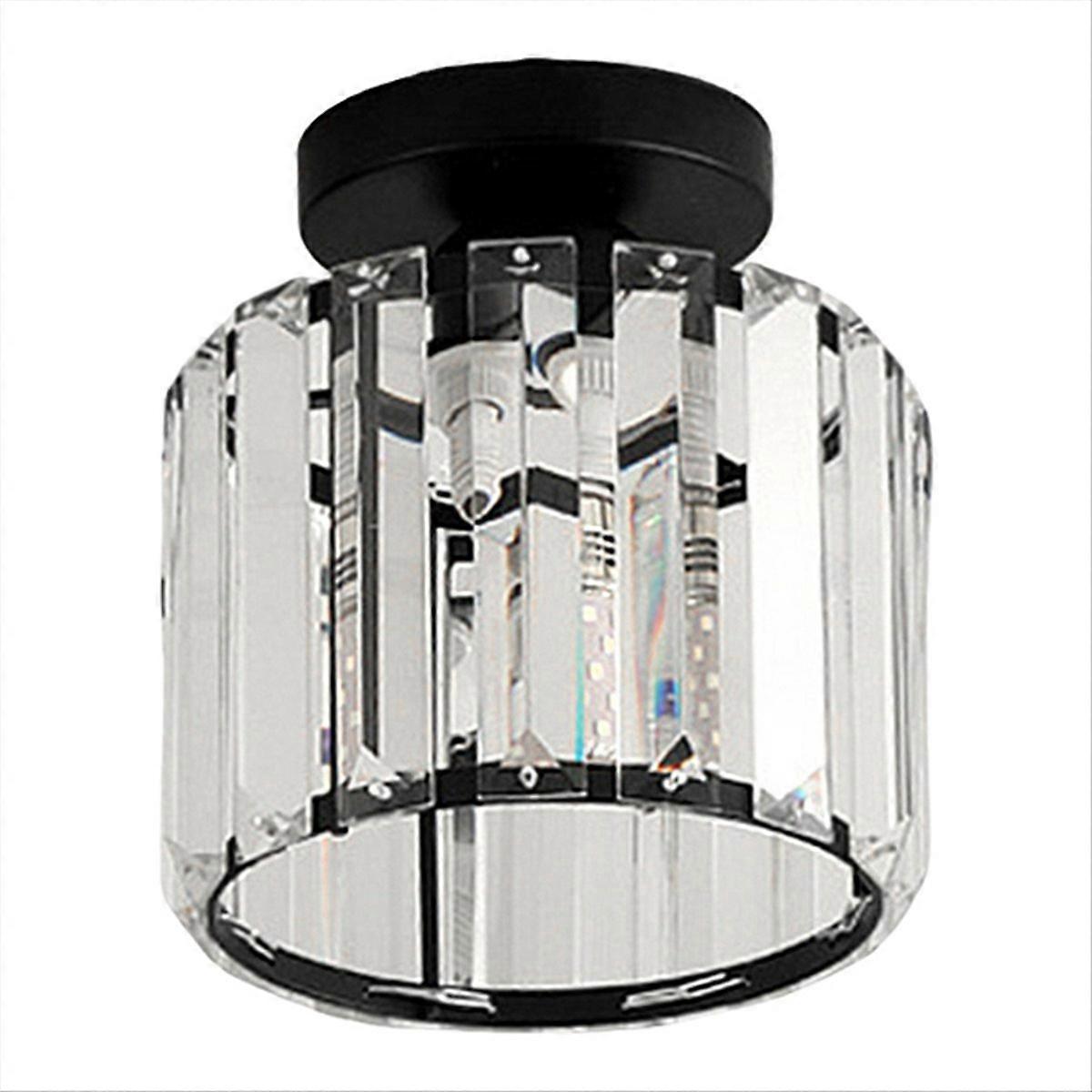 Aisle Ceiling Lights Simple Small Ceiling Lights Modern-Style Black,A