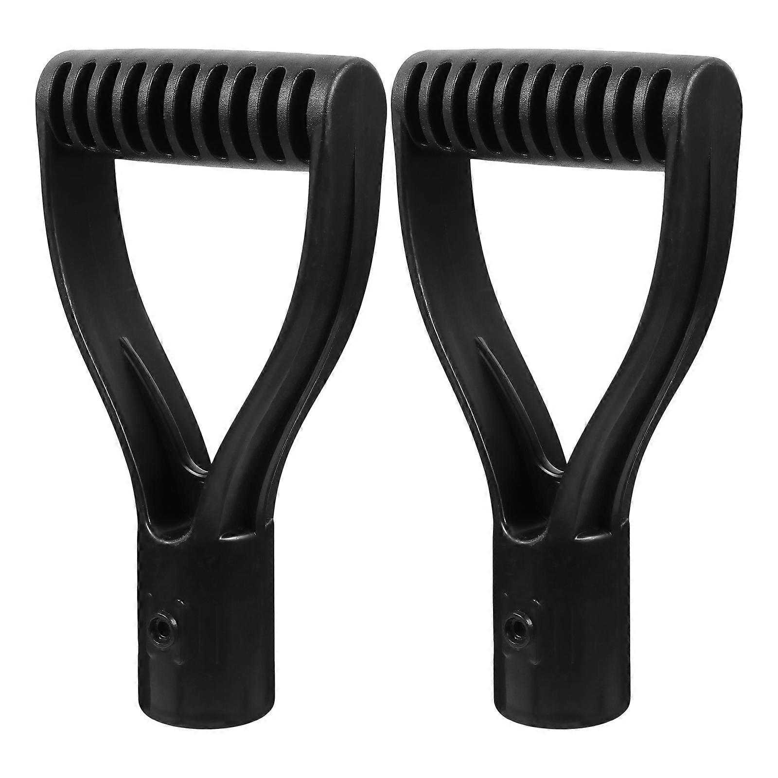 2pcs D Shaped Plastic Grip Snow Shovel Handle Replacement Spades Grip Cover