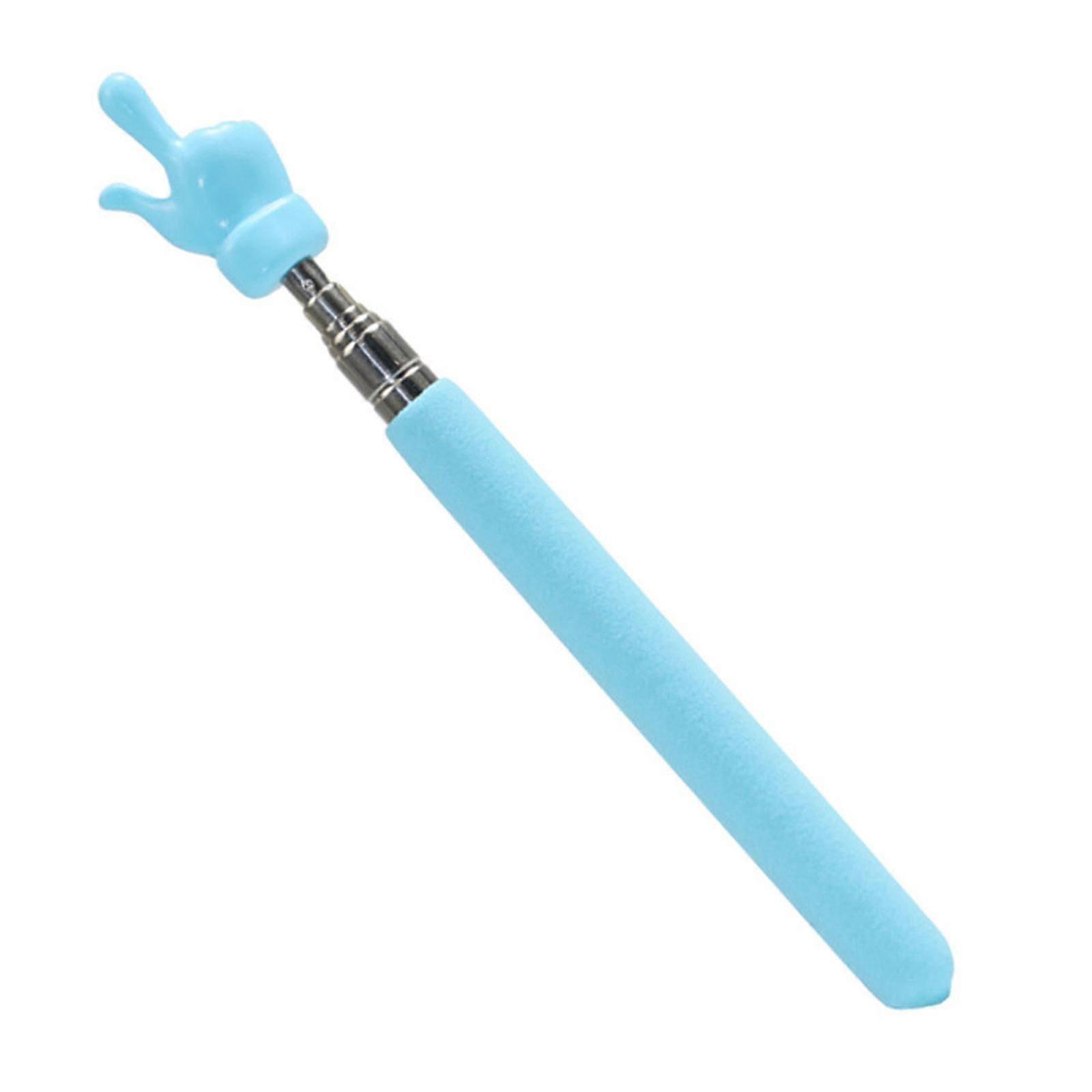 Teacher Pointer with Finger Telescopic Pointer Stick Whiteboard Pointer for Presentations Teaching Lecture yellow