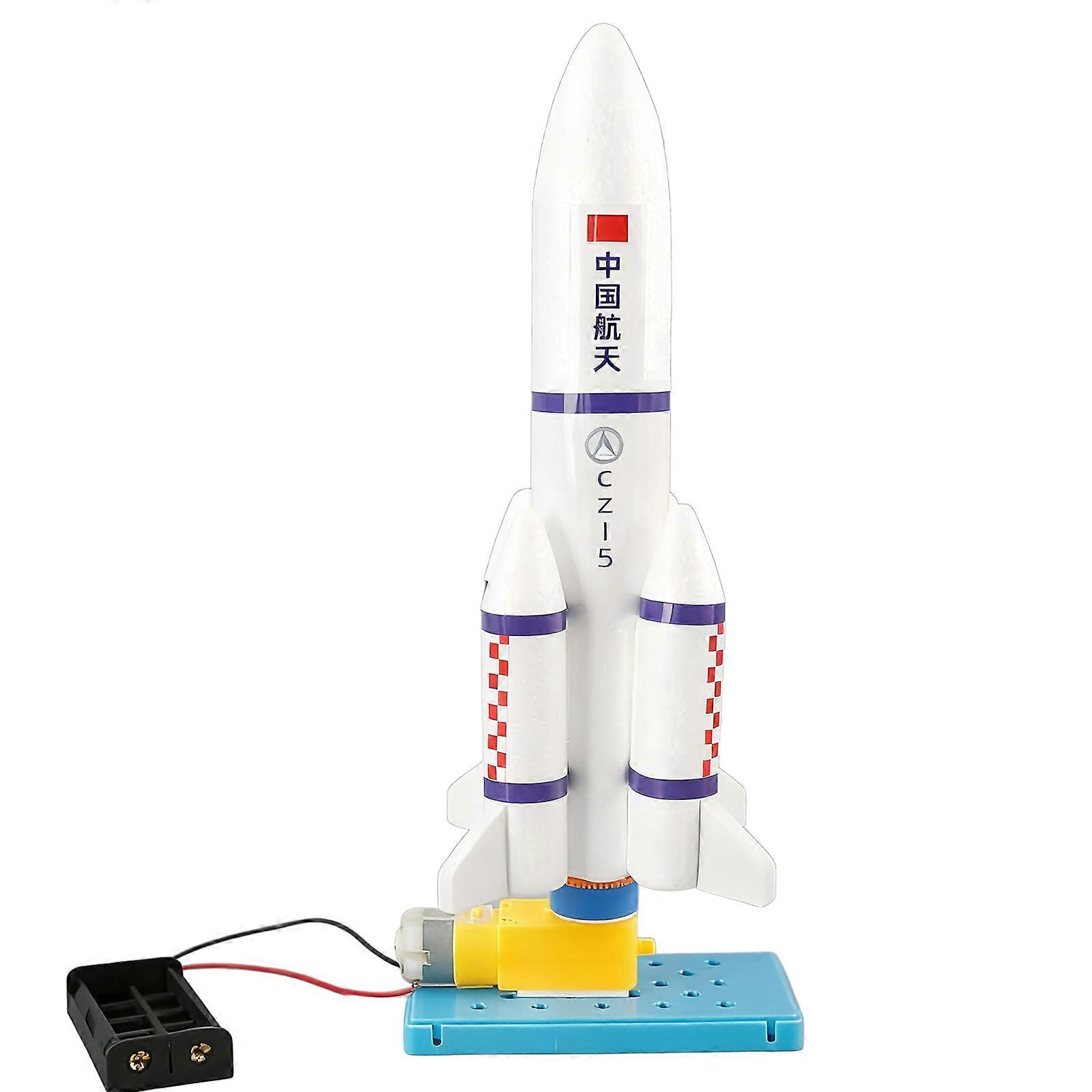 Fun Spacecraft Model Budding Set Assembly Aerospace Projectile Model For Kids Student Encourages Thought Development Multicolor